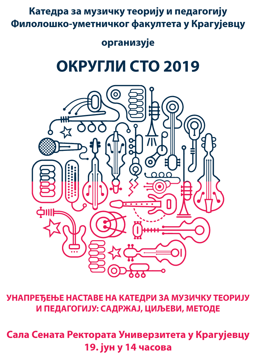 Okrugli sto MUZIKA 2018 plakat